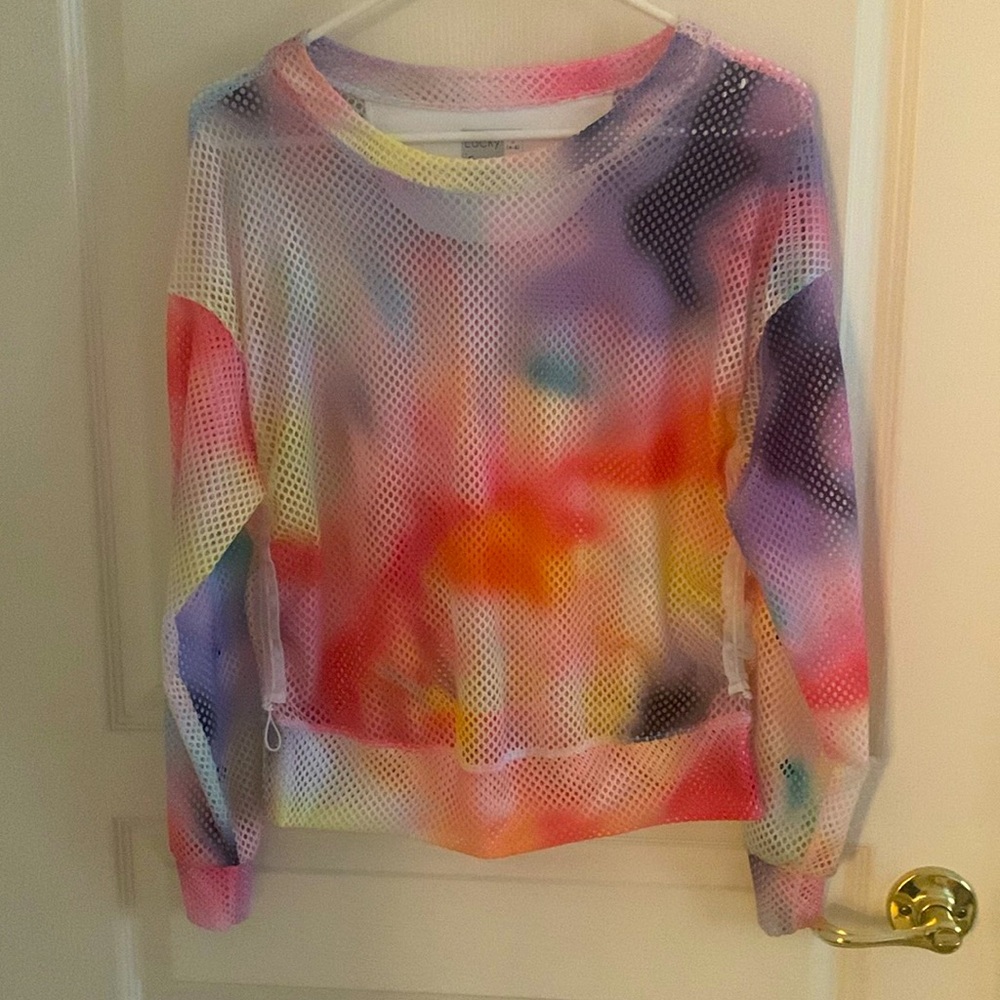 Lucky In Love Mesh Top